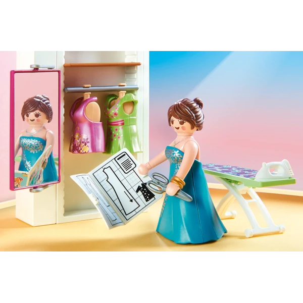 PLAYMOBIL ΚΟΥΚΛΟΣΠΙΤΟ - ΥΠΝΟΔΩΜΑΤΙΟ ΜΕ ΑΤΕΛΙΕ ΡΑΠΤΙΚΗΣ