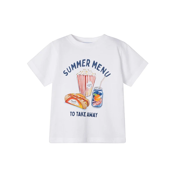 MAYORAL ΜΠΛΟΥΖΑ ΚΟΝΤΟΜΑΝΙΚΗ SUMMER SNACK ΛΕΥΚΟ