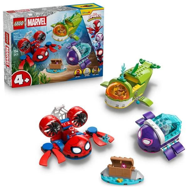 LEGO® MARVEL SPIDEY AND HIS AMAZING FRIENDS ΣΠΑΙΝΤΙ: ΥΠΟΒΡΥΧΙΑ ΟΧΗΜΑΤΑ