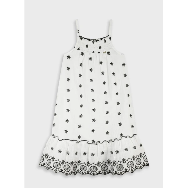 ENERGIERS DRESS GIRL ECRU