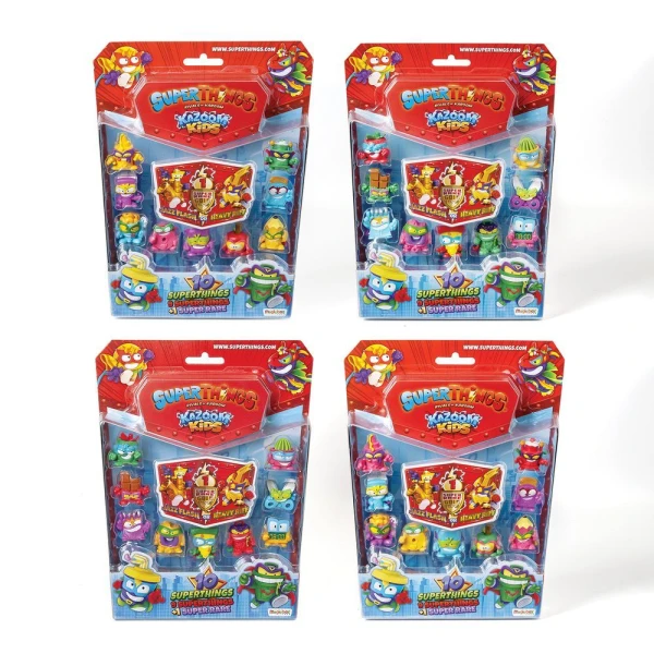 SUPERTHINGS MICRO CREATURES KAZOOM KIDS BLISTER 9+1 FIGURES FOR 3+ YEARS