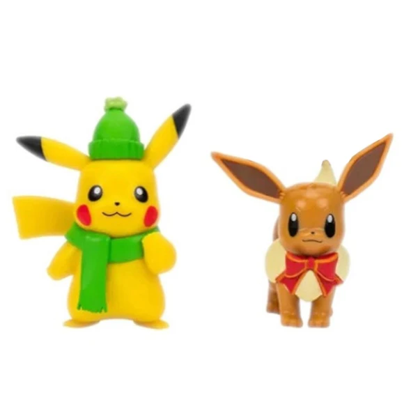 POKEMON XMAS ΦΙΓΟΥΡΕΣ PIKACHU AND EEVE