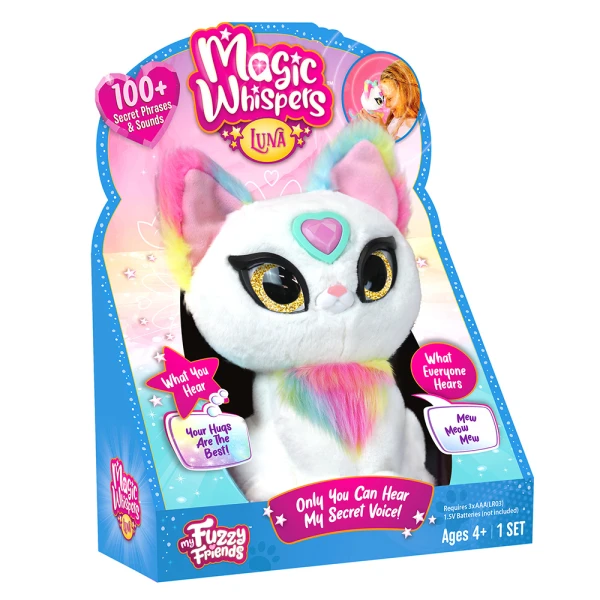 MY FUZZY FRIENDS MAGIC WHISPER KITTY - 3 DESIGNS