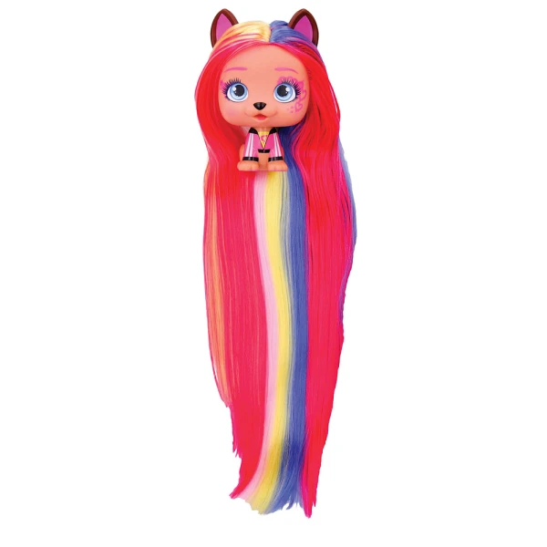 VIP PETS SERIES 3 BOW POWER COLLECTIBLE DOLL WITH EXTRA LONG HAIR - 6 DESIGNS