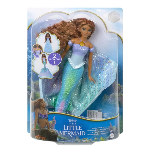 DISNEY THE LITTLE MERMAID - ARIEL DOLL THAT TRANSFORMS