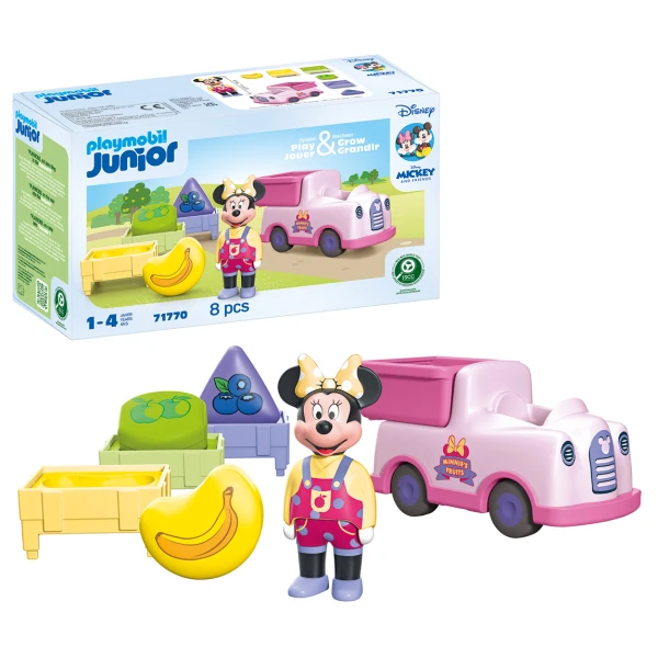 PLAYMOBIL JUNIOR & DISNEY Η ΜΙΝΙ ΜΑΟΥΣ ΚΑΙ ΤΟ ΦΟΡΤΗΓΟ ΜΕ ΦΡΟΥΤΑ