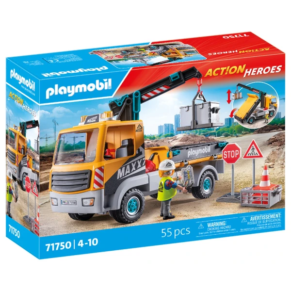 PLAYMOBIL ACTION HEROES ΦΟΡΤΗΓΟ ΜΕ ΓΕΡΑΝΟ