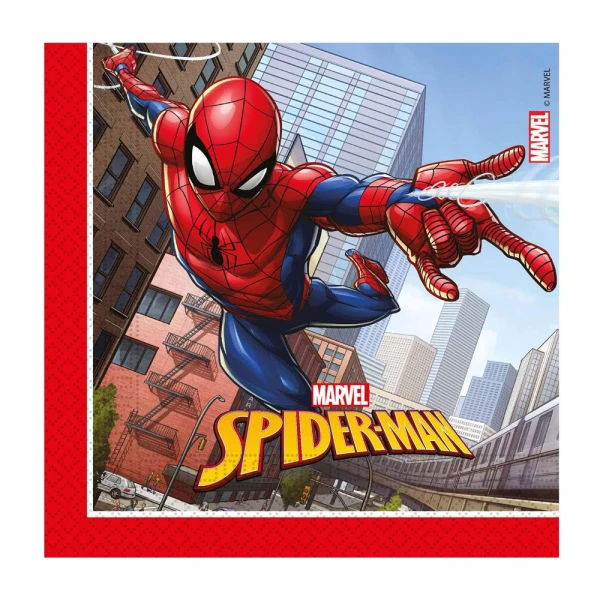 FSC 2PLY NAPKINS 33X33 cm 20 pcs MARVEL SPIDERMAN CRIME FIGHTER