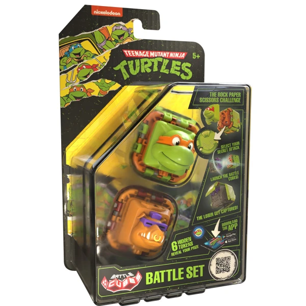 BATTLE CUBES ΧΕΛΩΝΟΝΙΝΤΖΑΚΙΑ MICHELANGELO VS BEBOP