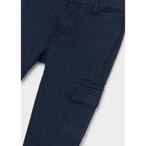 MAYORAL TROUSERS CARGO SLIM FIT NAVY BLUE