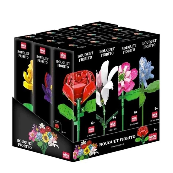 GIRABRILLA FLOWER BUILDING BRICKS - VARIOUS DESIGNS
