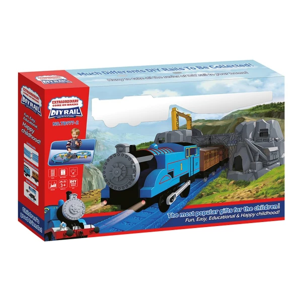 BATTERY OPERATED TRAIN WITH BRIDGE - MUSIC - LIGHT