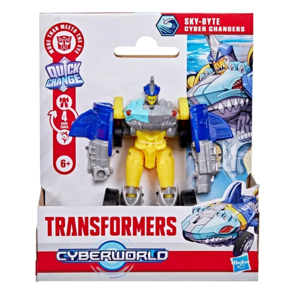 TRANSFORMERS CYBERWORLD CYBER CHANGERS - SKY-BYTE