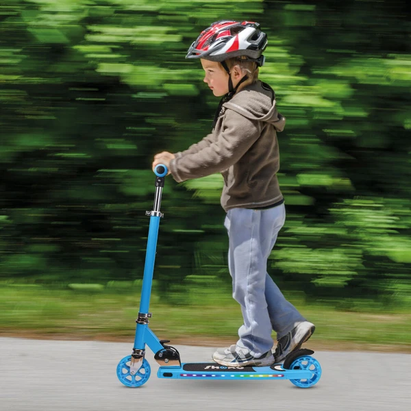 SHOKO KIDS SCOOTER FLEX PRO WITH 2 WHEELS IN BLUE COLOR FOR 5+ YEARS