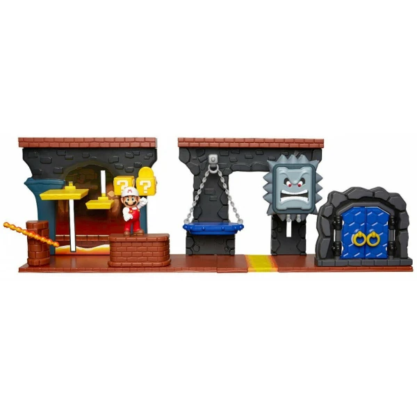 PLAY SET WITH SUPER MARIO FIGURE - DELUXE DUNGEON
