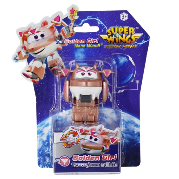 SUPER WINGS ELECTRIC HEROES TRANSFORM A BOT - GOLDEN GIRL