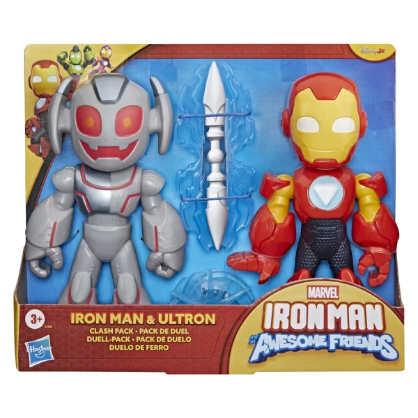 MARVEL IRON MAN AND HIS AWESOME FRIENDS ΣΕΤ ΦΙΓΟΥΡΕΣ - IRON MAN & ULTRON