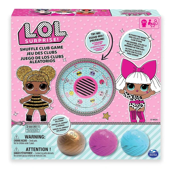 L.O.L. SURPRISE SHUFFLE CLUB GAME