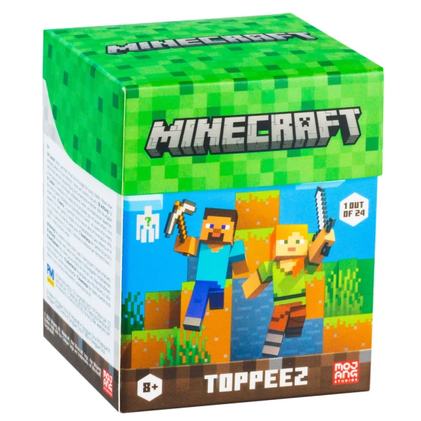 MINECRAFT FIGURE 3D TOPPEEZ 6  cm SURPRISE