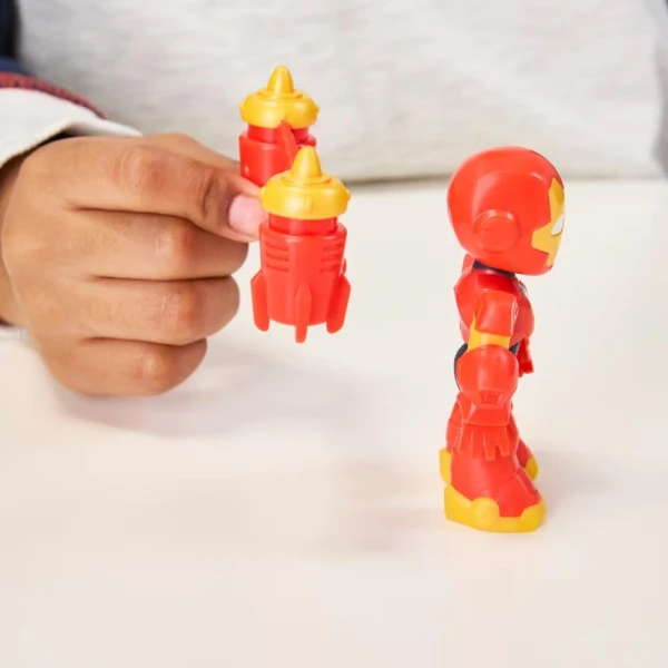 MARVEL IRON MAN AND HIS AWESOME FRIENDS FIGURE IRON MAN WITH ACCESSORY