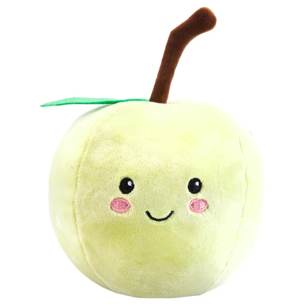 PLUSH FOODIES FRUITY 16 cm GREEN APPLE