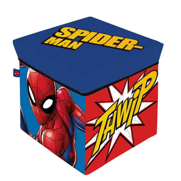 STORAGE STOOL 30X30X30 cm SPIDERMAN