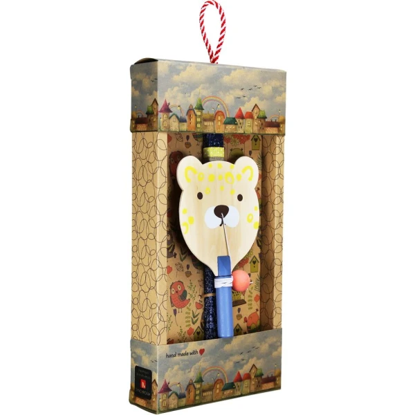 SYNCHRONIA HANDMADE CANDLE 30 cm ANIMAL RACKET - TIGER