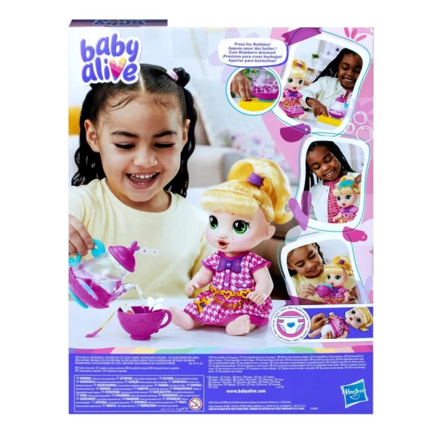 BABY ALIVE ΚΟΥΚΛΑ ΜΩΡΟ BUBBLY TEA PARTY LALA GOOGOO