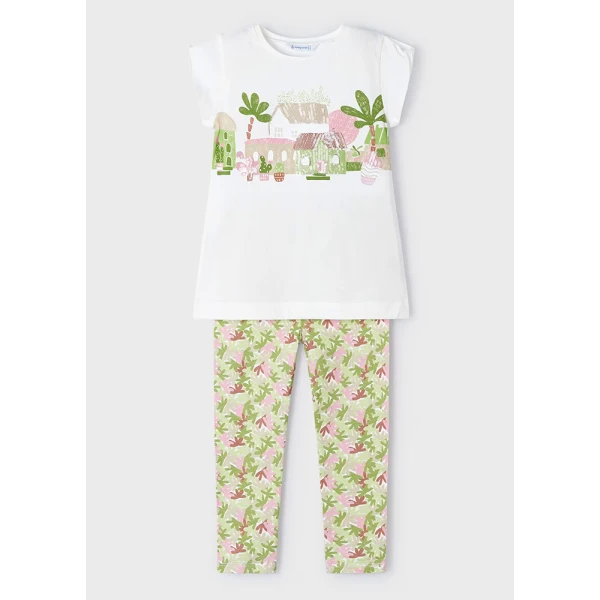 MAYORAL SET LEGGINGS GREEN