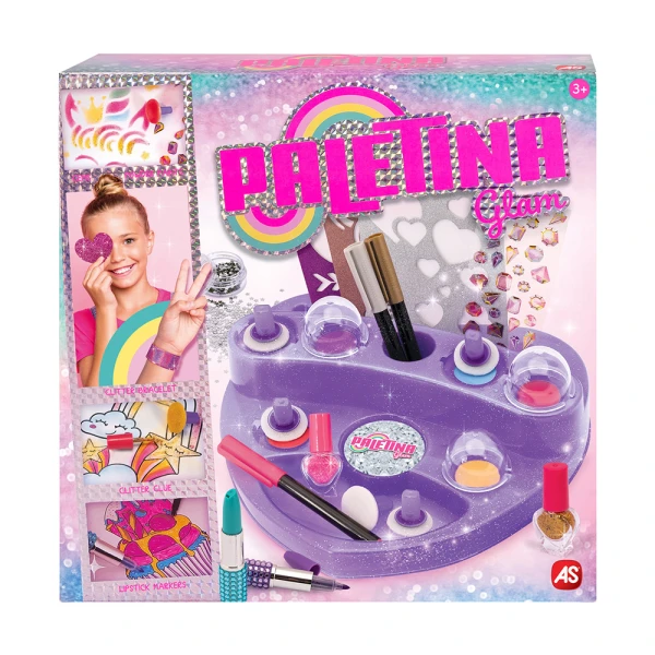 PALETINA GLAM DRAWING SET HEART SHAPED  FOR AGES 3+