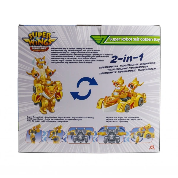 SUPER WINGS SUPER PET ROBOT SUIT - GOLDEN BOY