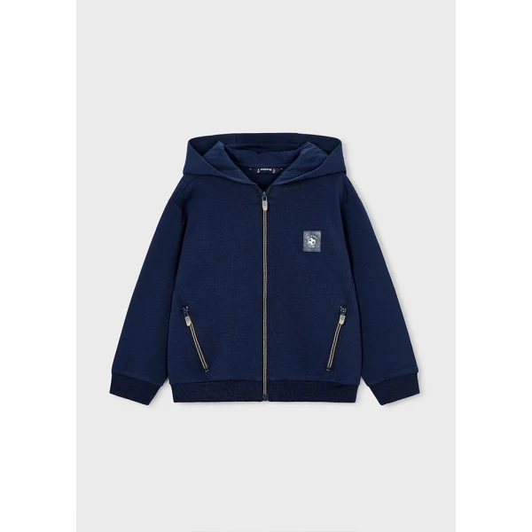 MAYORAL CARDIGAN ZIPPER NAVY BLUE 