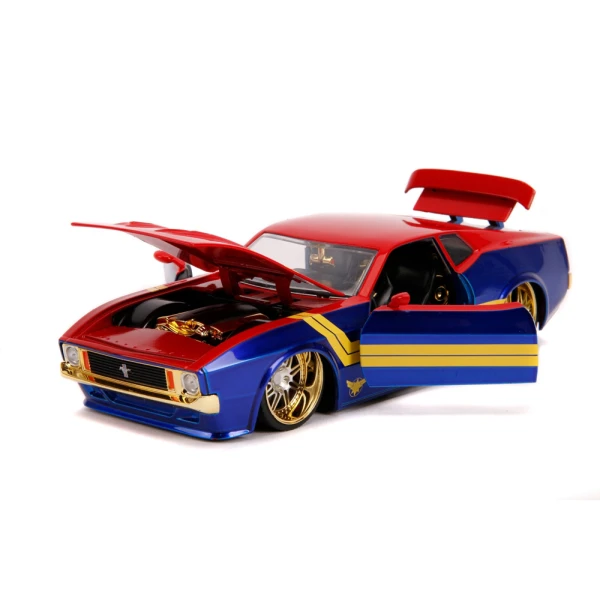 MARVEL CAPTAIN MARVEL ΚΑΙ 1973 FORD MUSTANG MACH 1 1:24