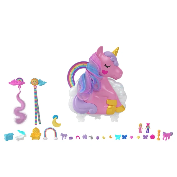 POLLY POCKET MINI BEAUTY SALON UNICORN