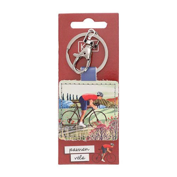 KIUB DESTINATION SQUARE KEYCHAIN ​​- VELO
