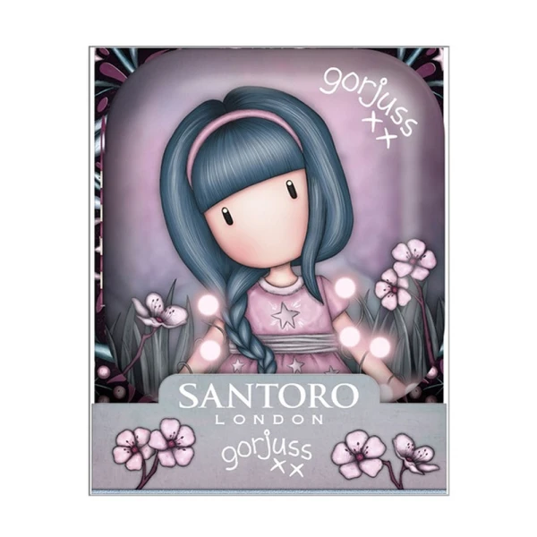 GORJUSS SANTORO PUFFY KEYCHAIN NOTEBOOK IN THE FOREST - 2 DESIGNS