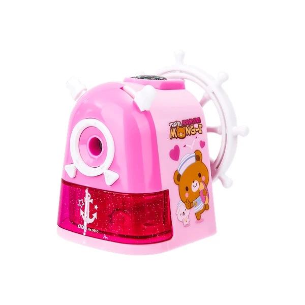 DELI METAL SINGLE SHARPENER - 4 COLOURS