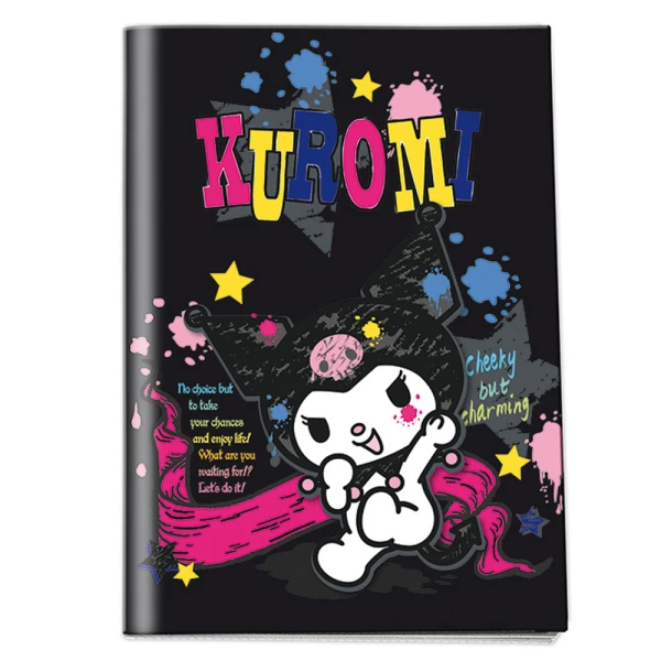 STAPLE NOTEBOOK 17X25 40 SHEETS KUROMI - 3 DESIGNS
