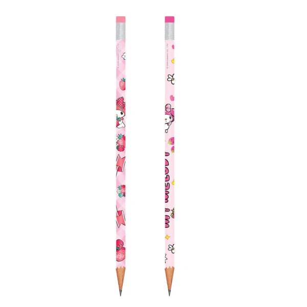PENCIL WITH ERASER MY MELODY - 2 DESIGNS