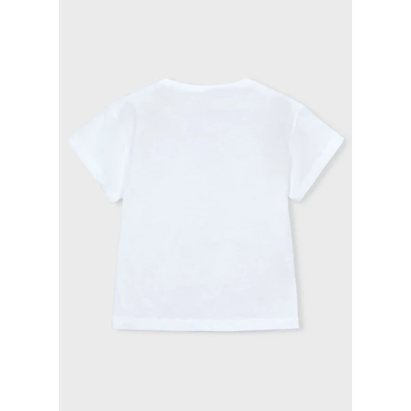 MAYORAL BLOUSE SHORT SLEEVES WHITE 