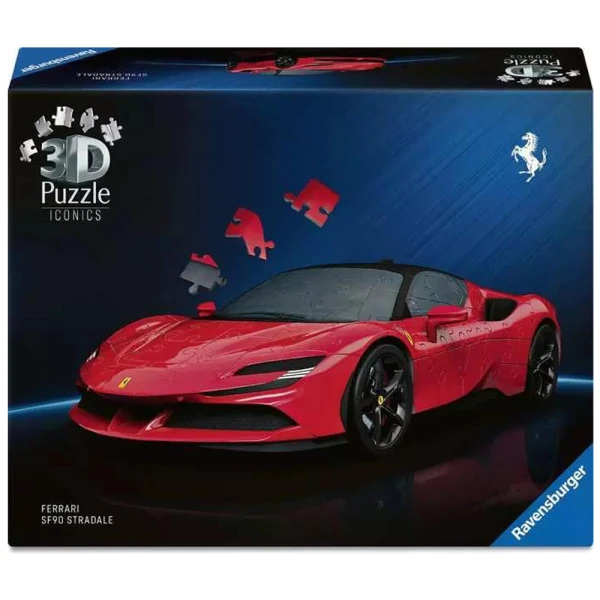RAVENSBURGER 3D ICONICS ΠΑΖΛ 108 τεμ. FERRARI SF90 STRADALE