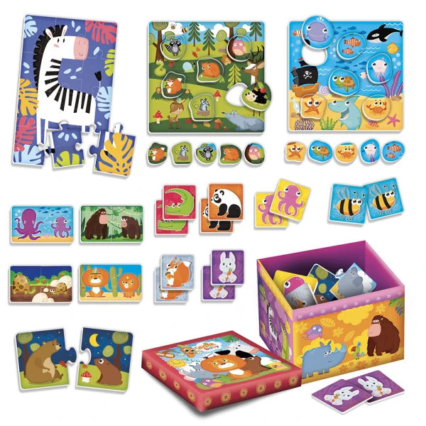 LISCIANI CAROTINA EDUCATIONAL GAMES COLLECTION BABY SUPER BOX
