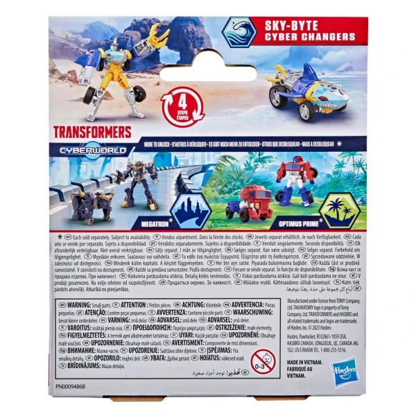 TRANSFORMERS CYBERWORLD CYBER CHANGERS - SKY-BYTE
