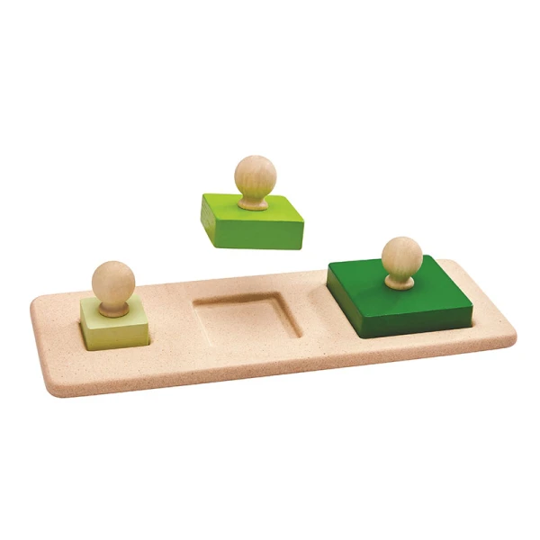 PLAN TOYS ΞΥΛΙΝΟ ΠΑΖΛ ΜΕ ΤΕΤΡΑΓΩΝΑ