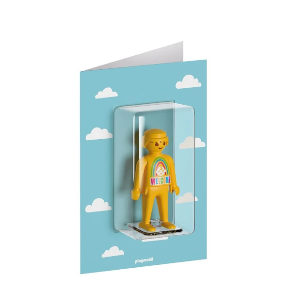 PLAYMOBIL GIFT COLLECTION GREETING CARD WELCOMA BABY
