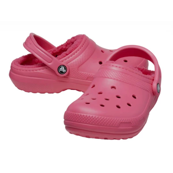 CROCS CLASSIC LINED CLOG T HYPER PINK
