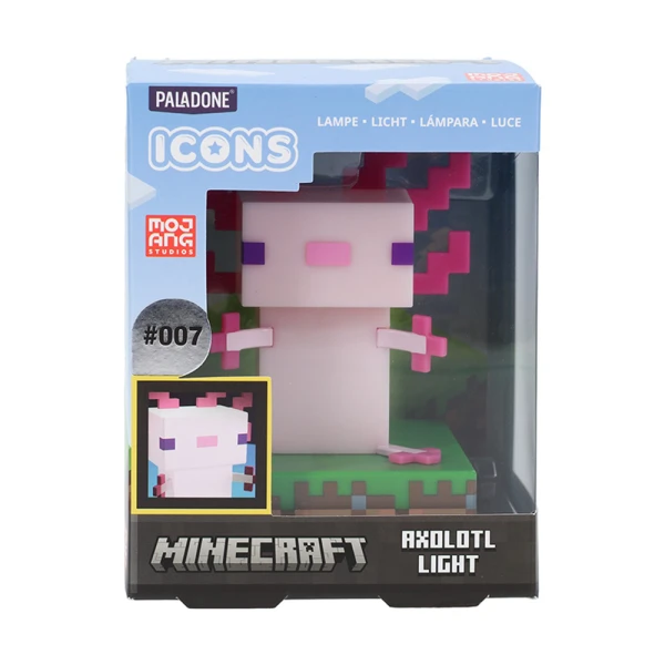 PALADONE ICONS: ΦΩΤΙΣΤΙΚΟ MINECRAFT - AXOLOTL (PP11390MCFV3ID)