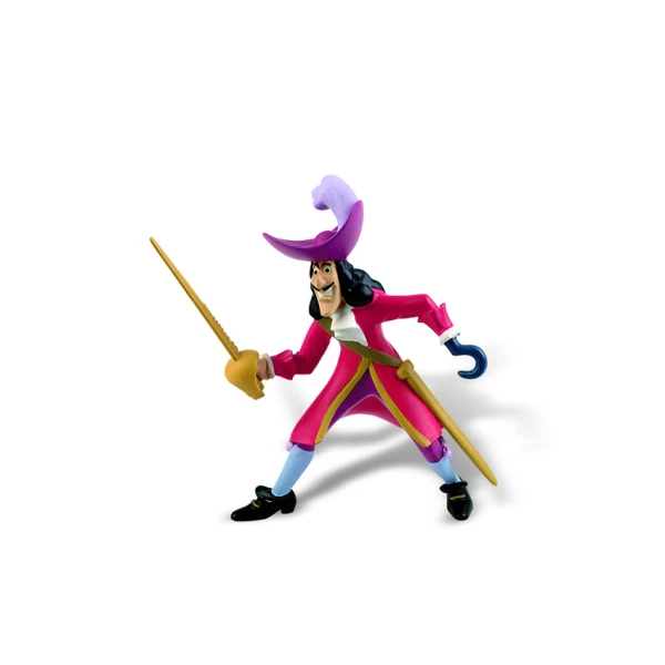 MINIATURE BULLY CAPTAIN HOOK PETER PAN 10 cm