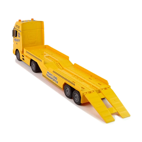 EXCAVATOR & TRUCK TRANSPORT TRUCK WITH SOUNDS AND LIGHTS