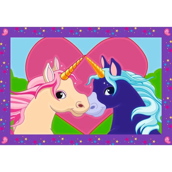 RAVENSBURGER PAINTING BY NUMBERS CREART JUNIOR UNICORNS
